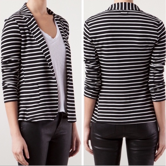 Velvet by Graham & Spencer Jackets & Blazers - Velvet by Graham & Spencer | Striped Knit Blazer